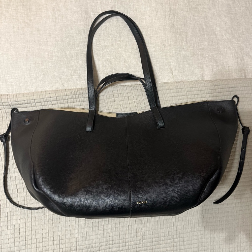 Polene Cyme Black Bag